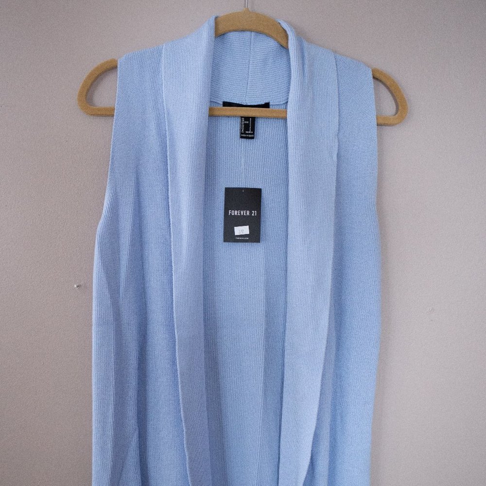 NWT Forever21 Light Blue Cardigan